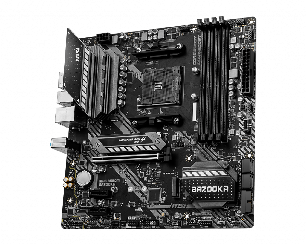 MSI MAG B550M BAZOOKA mATX Socket AM4 AMD B550