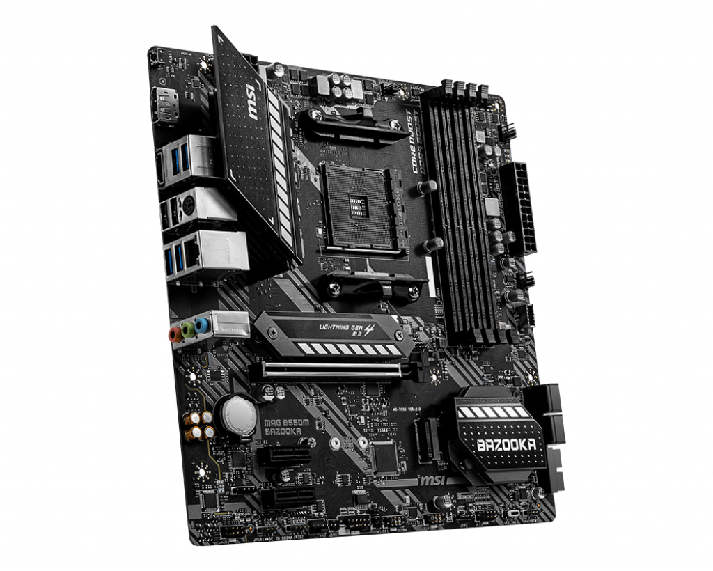 MSI MAG B550M BAZOOKA mATX Socket AM4 AMD B550