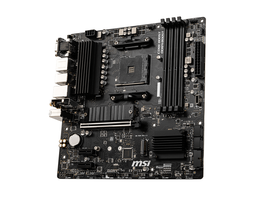 MSI B550M PRO-VDH WI-FI mATX Socket AM4 AMD B550