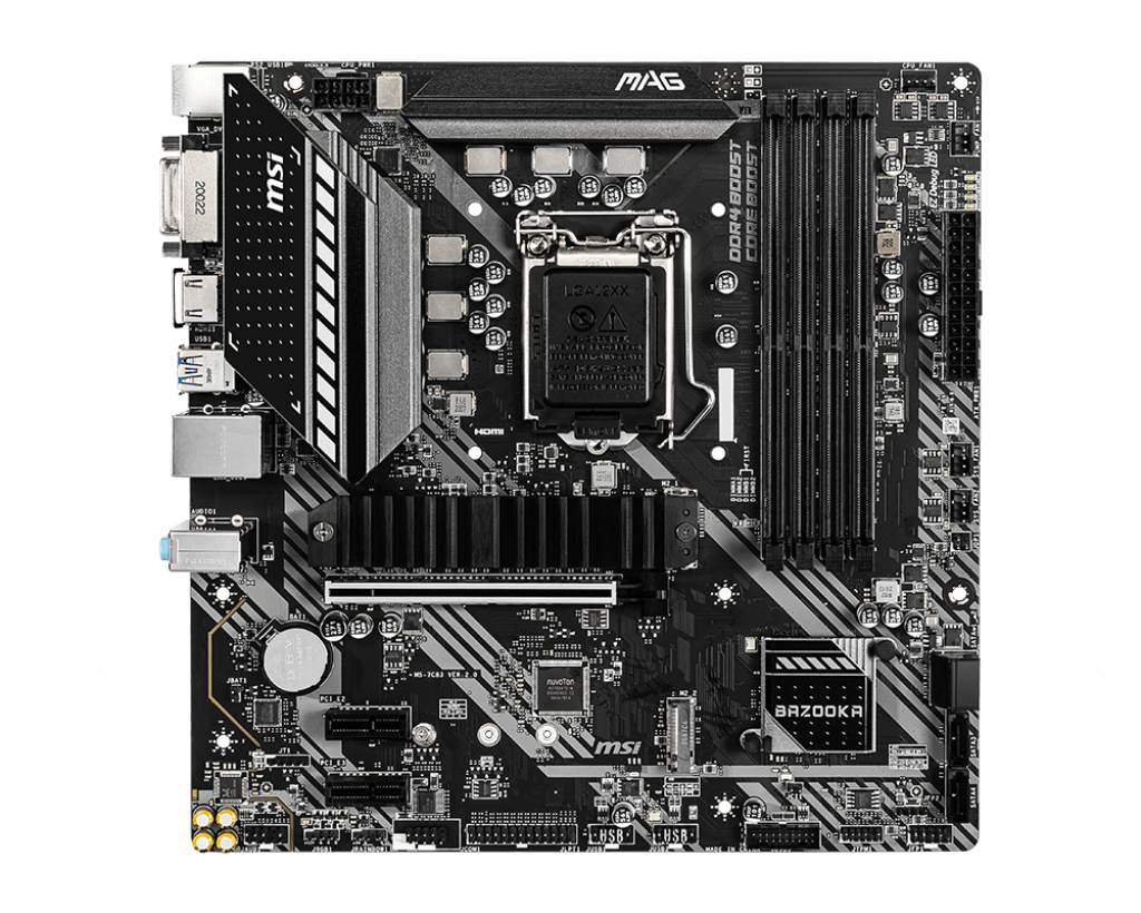 MSI MAG B460M BAZOOKA mATX Socket 1200 Intel B460