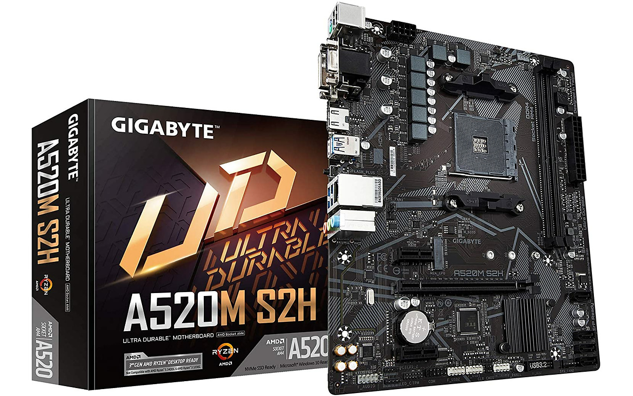 GIGABYTE A520M S2H / mATX Socket AM4 Dual 2xDDR4 5100
