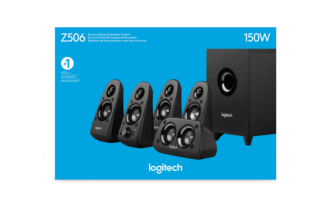 Logitech Z506 Channel Surround Sound / 5.1 75W /