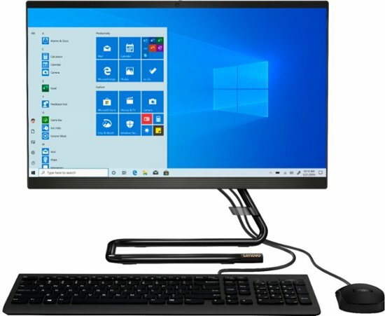 Lenovo Ideacentre A340-22IGM / 21.5" FullHD / Pentium J5040 / 4GB DDR4 / 256GB SSD / Intel UHD Graphics 605 / Black / Linux DOS