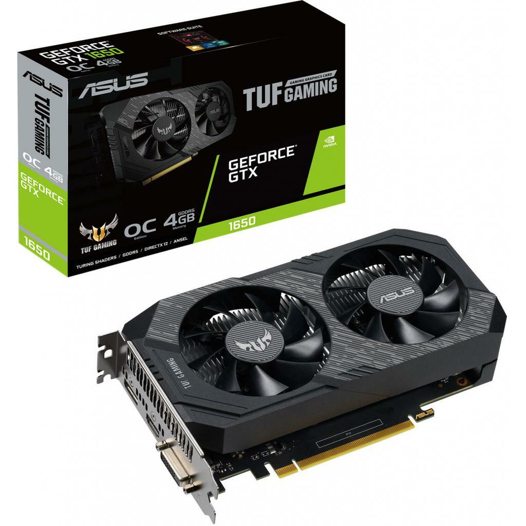 ASUS GeForce GTX1650 4GB GDDR6 128bit / TUF-GTX1650-O4GD6-P-GAMING