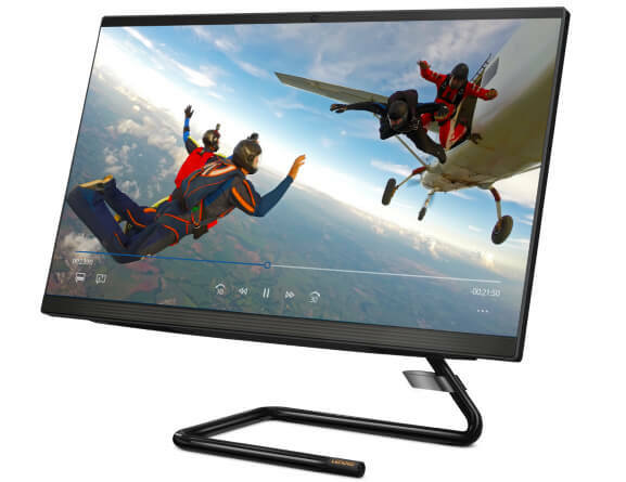 Lenovo IdeaCentre AIO 3 24IMB05 / 23.8" FullHD WVA / i5-10400T / 12GB DDR4 / 256GB SSD + 1.0TB HDD / NVIDIA GeForce MX330 2GB GDDR5 / No OS / Black