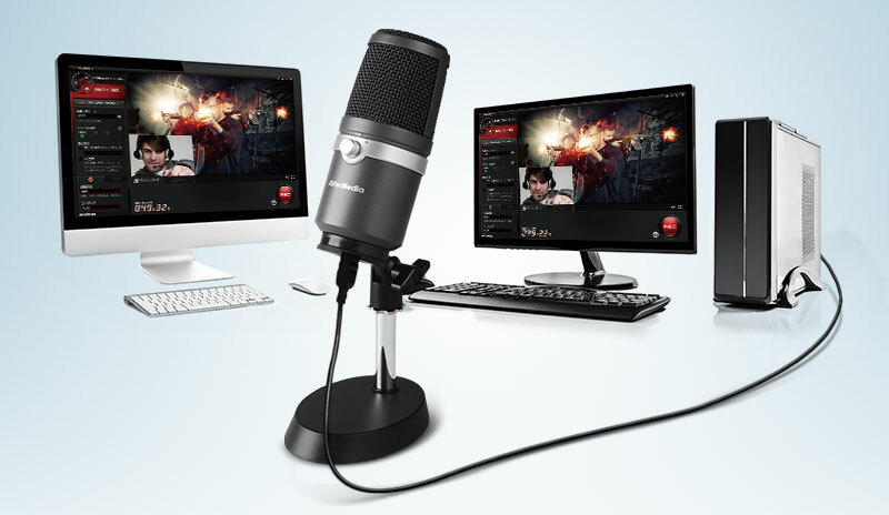 AVerMedia USB Microphone - AM310 / Black