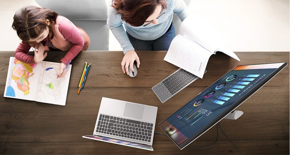 DELL S2721HN / 27 FullHD IPS BorderIess / Silver