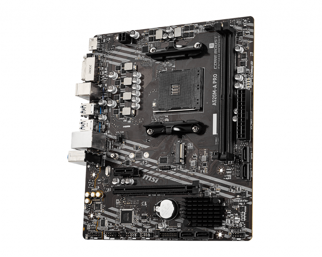 MSI A520M-A PRO / mATX AM4 A520 DDR4 4600
