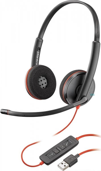 Plantronics Blackwire 3220 Stereo USB-A / 209745-201 / Black