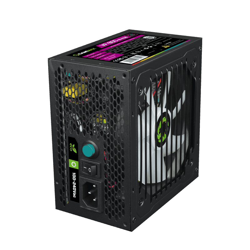 GameMax VP-800-RGB-M / 800W Active PFC 80+ Bonze / Black