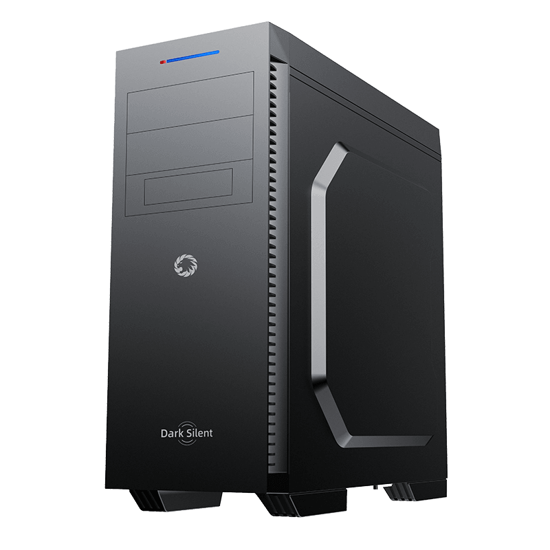 GameMax Dark Silent Case ATX / Black