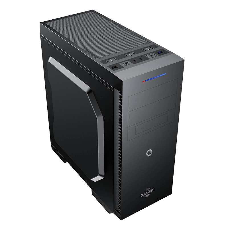 GameMax Dark Silent Case ATX / Black