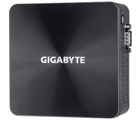 GIGABYTE GB-BRI5H-10210 / Intel i5-10210U / 2xSO-DIMM DDR4 / Barebone / Black