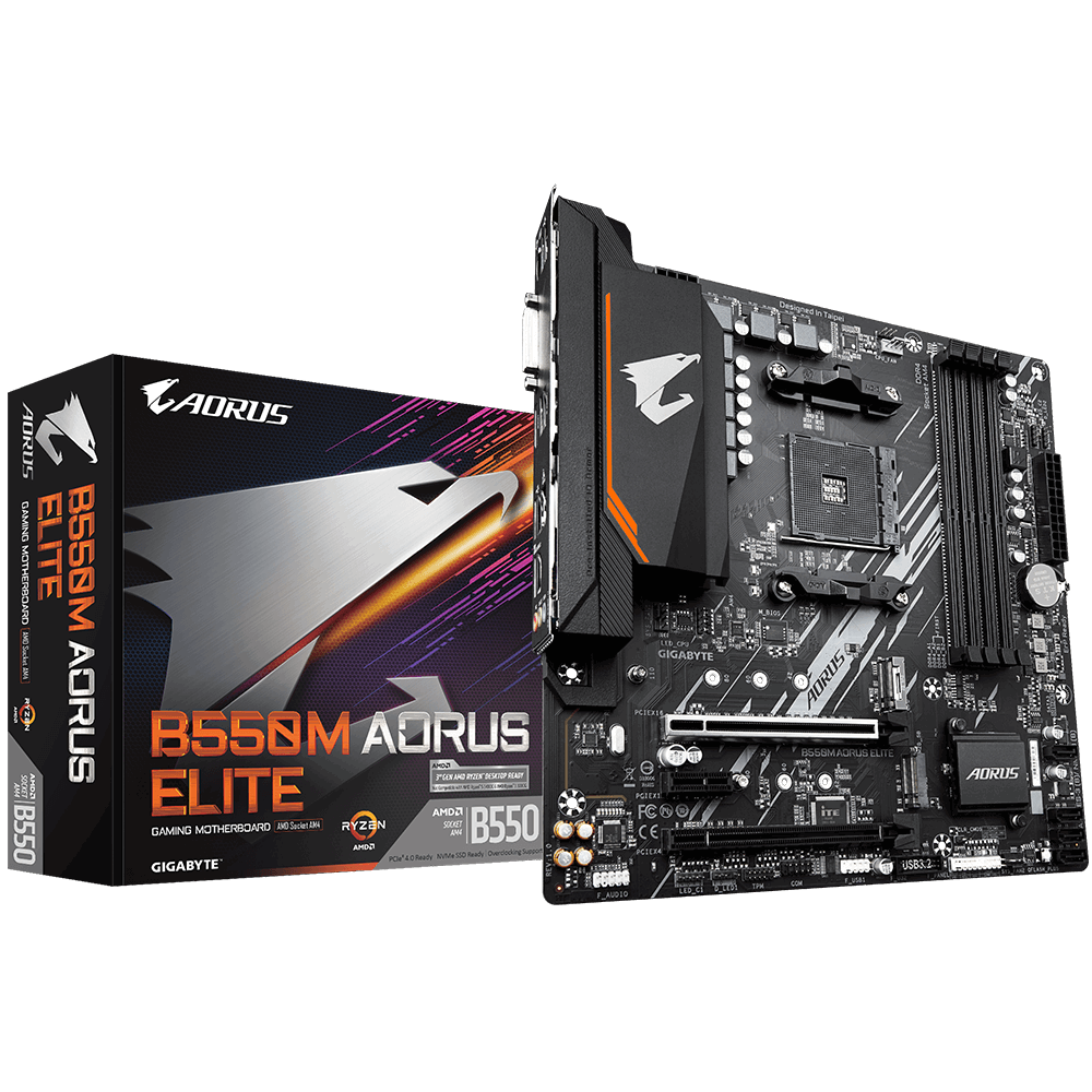GIGABYTE B550M AORUS ELITE mATX Socket AM4