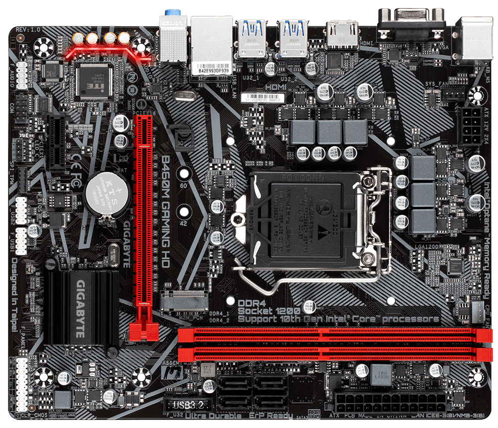 GIGABYTE B460M GAMING HD mATX Socket 1200 Intel B460