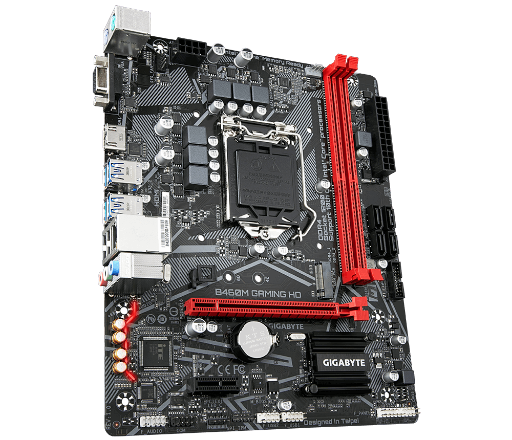 GIGABYTE B460M GAMING HD mATX Socket 1200 Intel B460