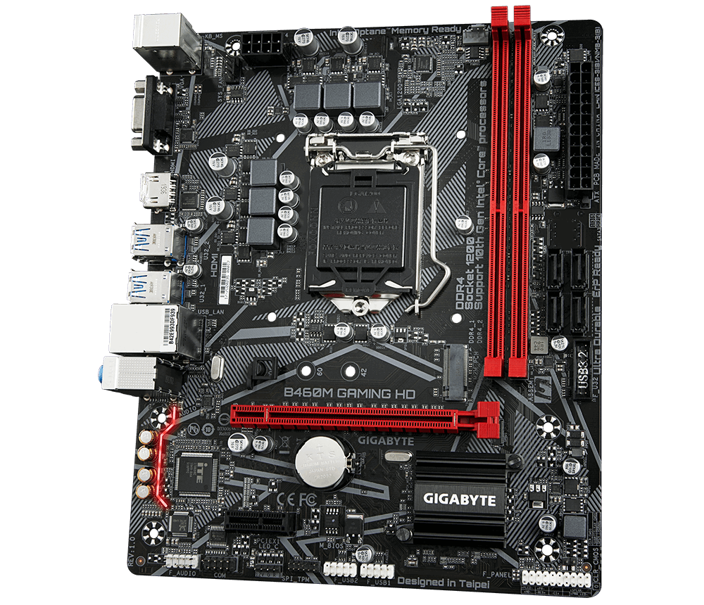 GIGABYTE B460M GAMING HD mATX Socket 1200 Intel B460