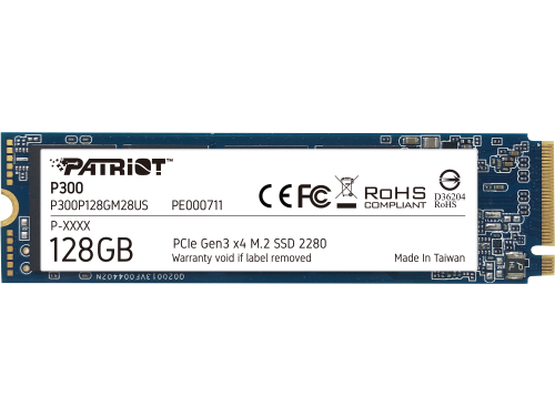 Patriot P300 P300P128GM28 128GB SSD NVMe