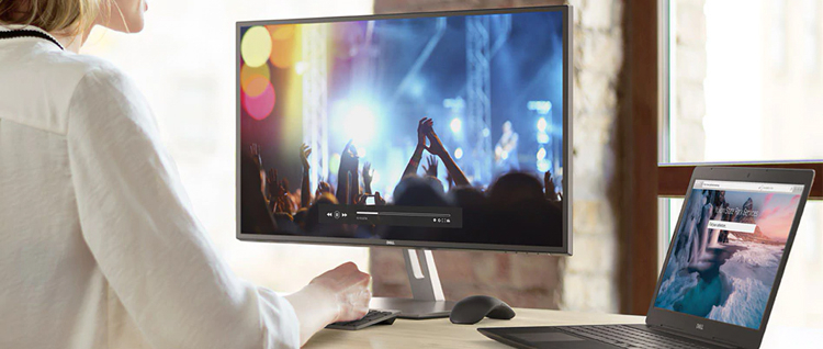 DELL S2721D / 27.0" 2560x1440 IPS / Speakers / Silver