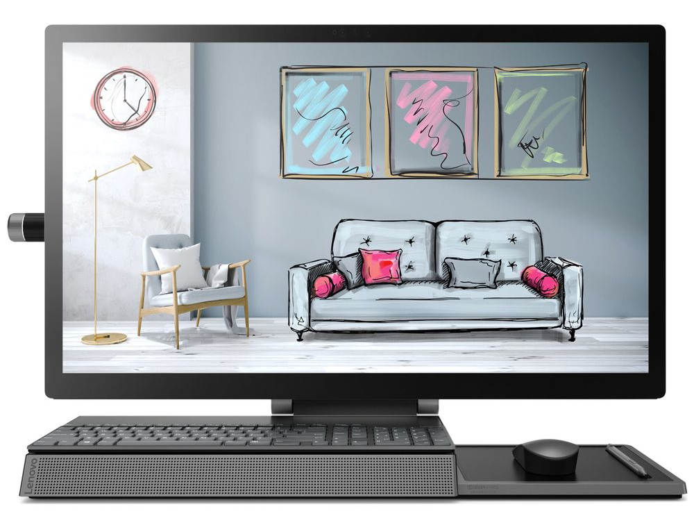 Lenovo Yoga A940-27ICB / 27" UHD IPS Touch / Intel Core i7-9700 / 32GB DDR4 / 512GB SSD + 2.0TB HDD / AMD Radeon RX 560 4GB GDDR5 / Windows 10 PRO / Grey