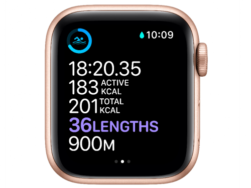 Apple Watch Series 6 GPS 44mm Gold Aluminum Case with Pink Sand Sport Band / Pink