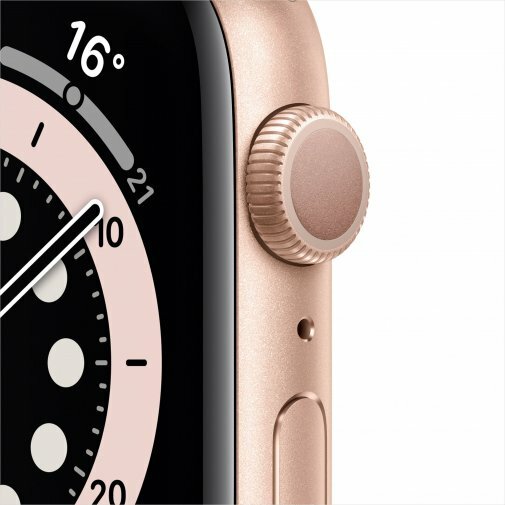 Apple Watch Series 6 GPS 44mm Gold Aluminum Case with Pink Sand Sport Band / Pink