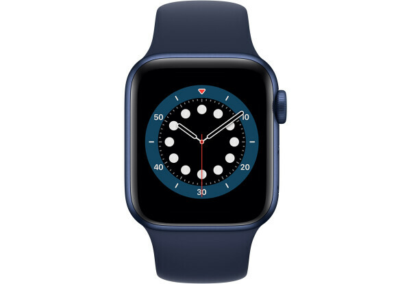Apple Watch Series 6 GPS 40mm Blue Aluminum Case with Deep Navy Sport Band / Blue
