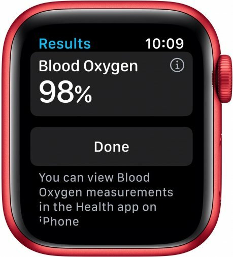 Apple Watch Series 6 GPS 40mm Red Aluminum Case with Red Sport Band / Red