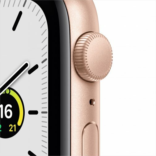 Apple Watch SE 44mm Gold Aluminum Case with Pink Sand Sport Band / Pink