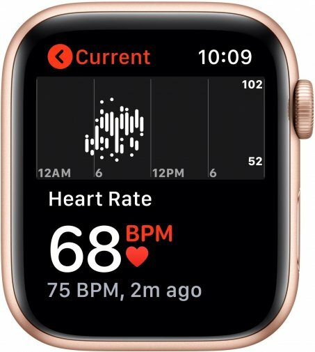 Apple Watch SE 44mm Gold Aluminum Case with Pink Sand Sport Band / Pink