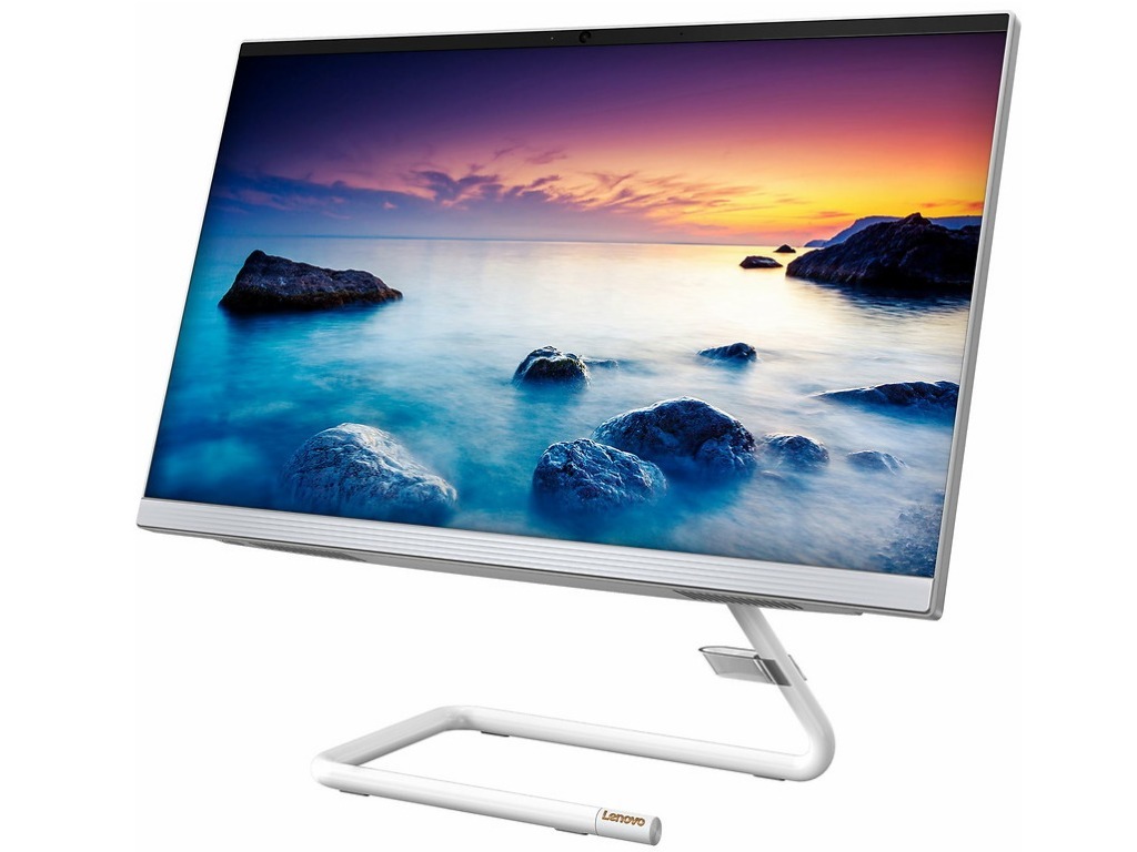 Lenovo Ideacentre A340-22IGM / 21.5" FullHD / Pentium J5040 / 4GB DDR4 / 256GB SSD / Intel UHD Graphics 605 / White / Linux DOS