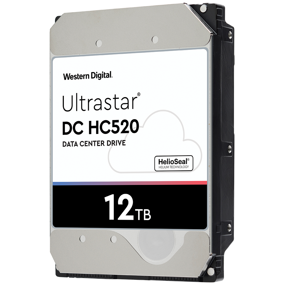 Western Digital Ultrastar DC HC520 Helium Data Center Drive 3.5" HDD 12.0TB 0F29610
