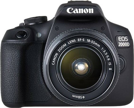 Canon EOS 2000D DSLR + 18-55 DC III / Black