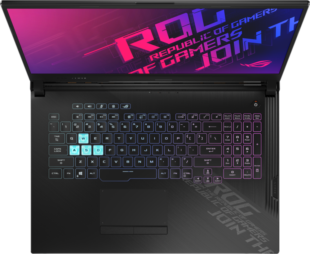 ASUS G712LU / 17.3" FullHD 144Hz Intel Core i7-10750H / 16Gb RAM / 512Gb SSD / GeForce GTX 1660 Ti 6Gb / No OS / Black