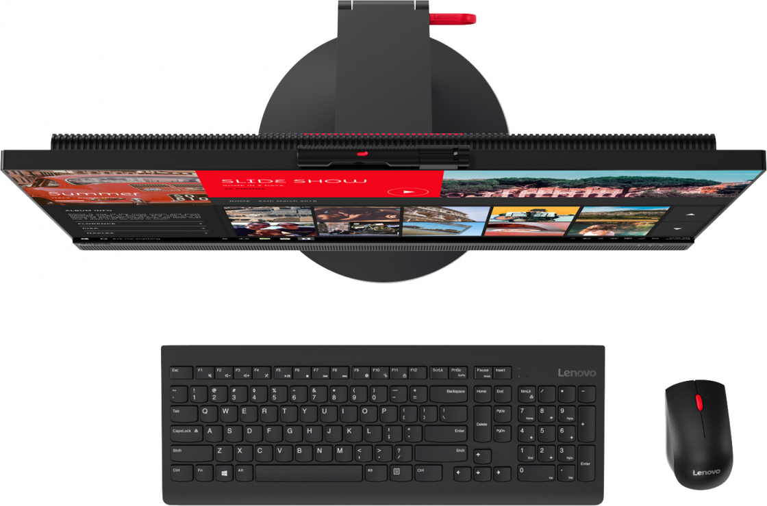 Lenovo ThinkCentre M920z / 23.8" FullHD IPS / Intel Core i7-9700 / 8GB DDR4 / 512GB SSD / Intel UHD Graphics 630 / Windows 10 PRO / Black