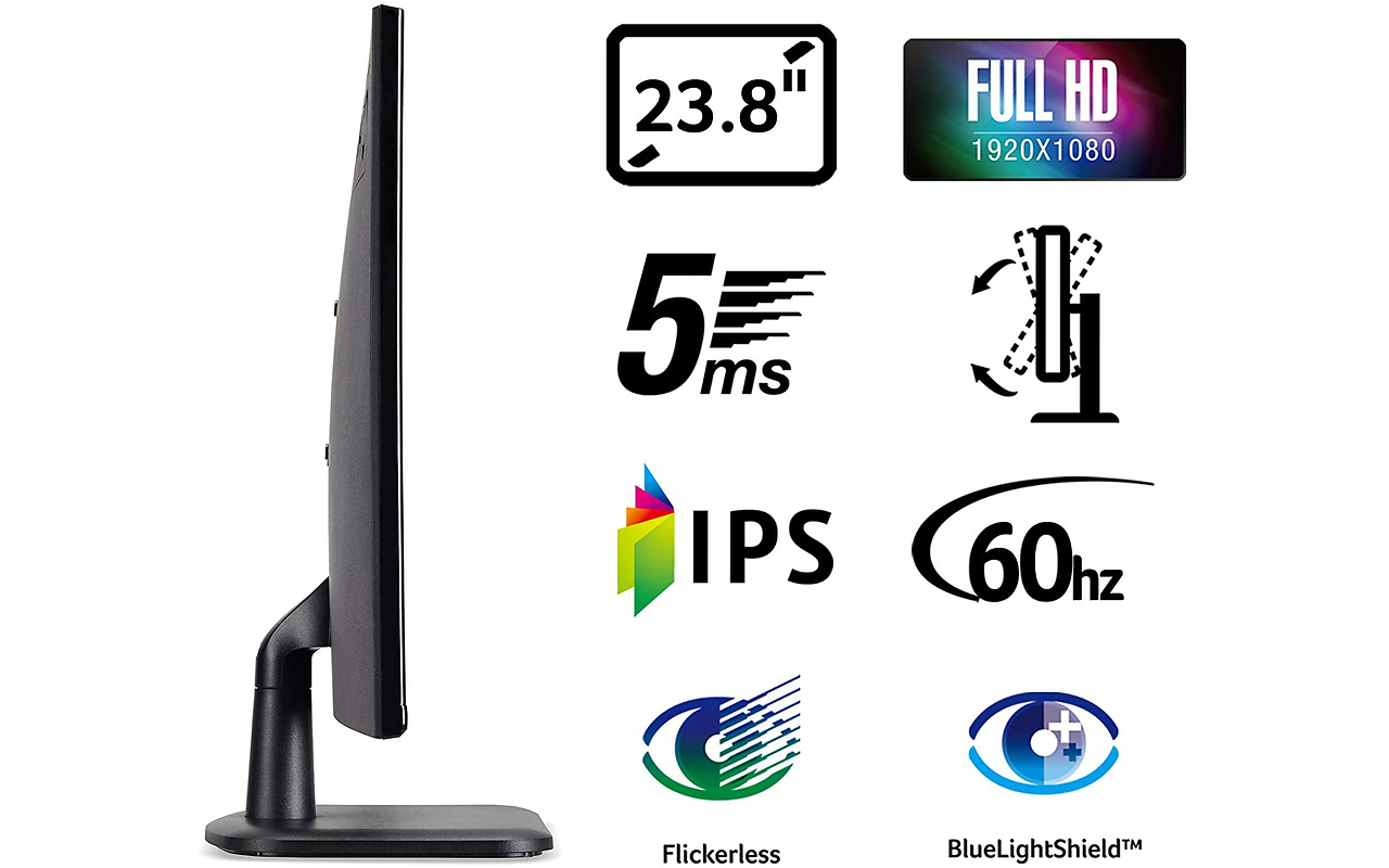 AOpen 24CL1YBI / 23.8" FullHD IPS LED AMD FreeSync 75Hz / UM.QE1EE.006 Black