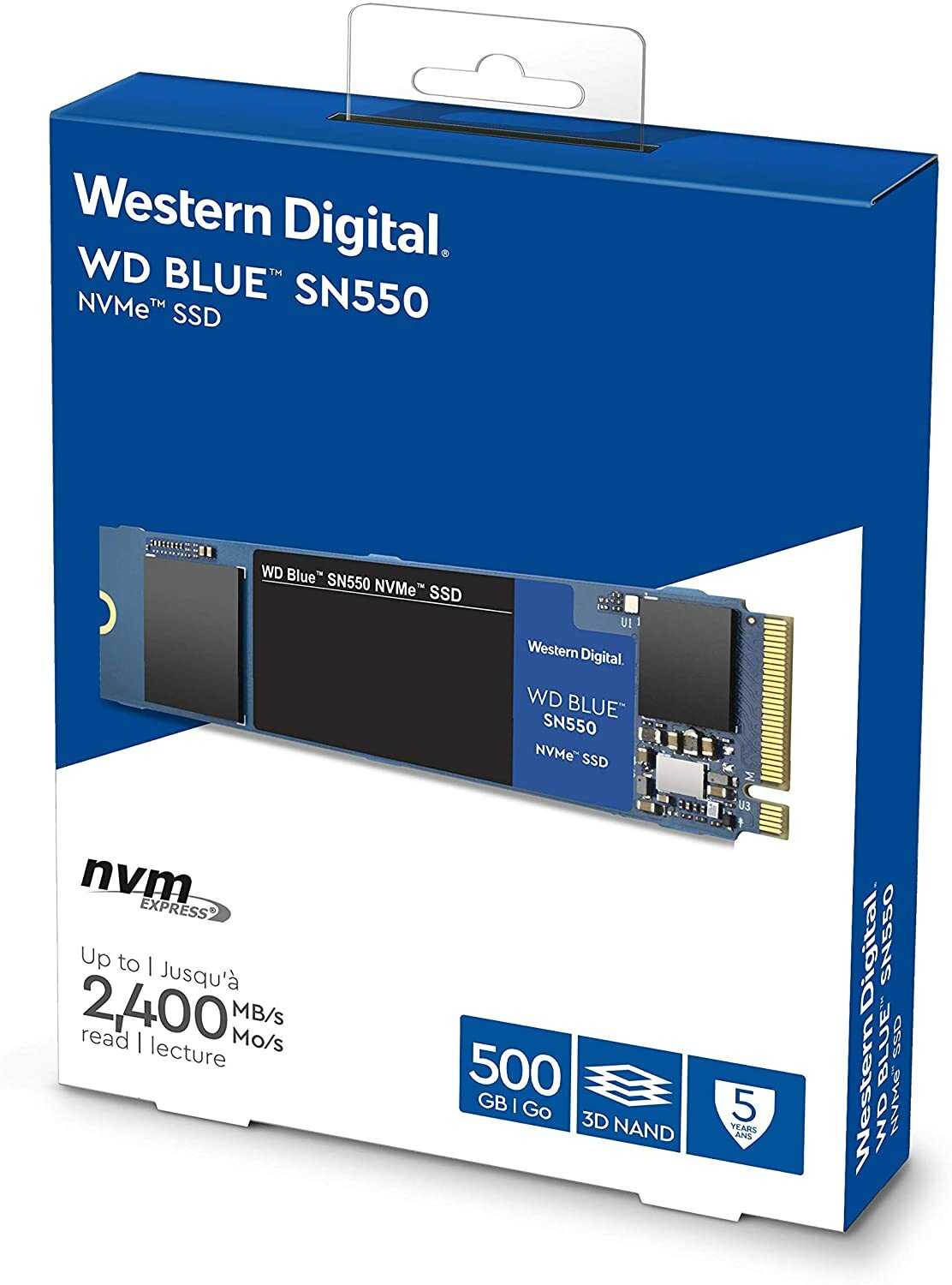 WesternDigital Blue SN550 WDS500G2B0C M.2 NVMe SSD 500GB