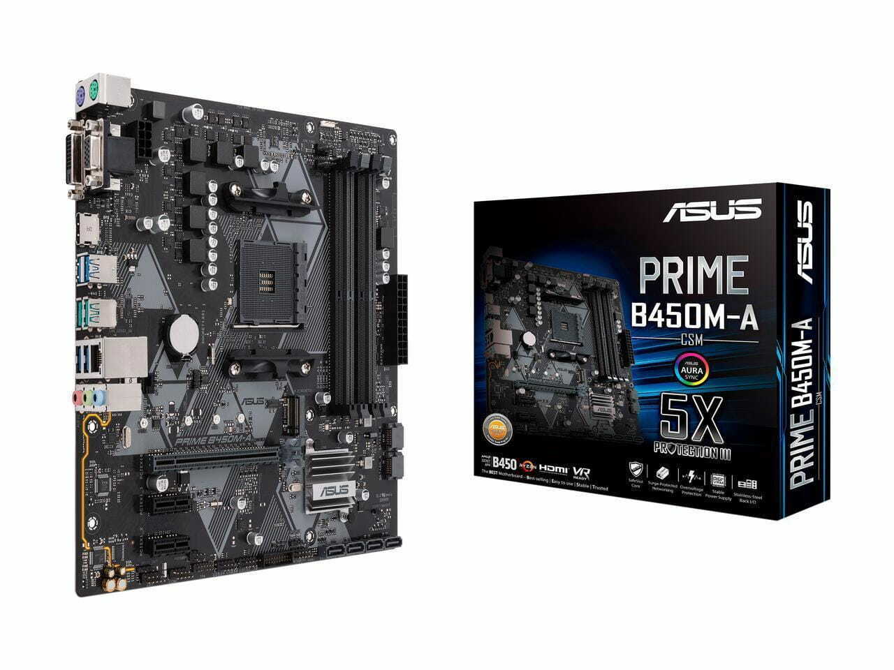 ASUS PRIME B450M-A/CSM mATX Socket AM4