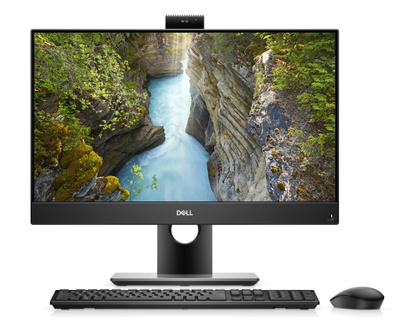 DELL OptiPlex 5480 / 23.8" FullHD IPS TOUCH / Intel Core i5-10500T / 8GB DDR4 / 256GB NVMe / Wi-Fi 6 / Linux / Black