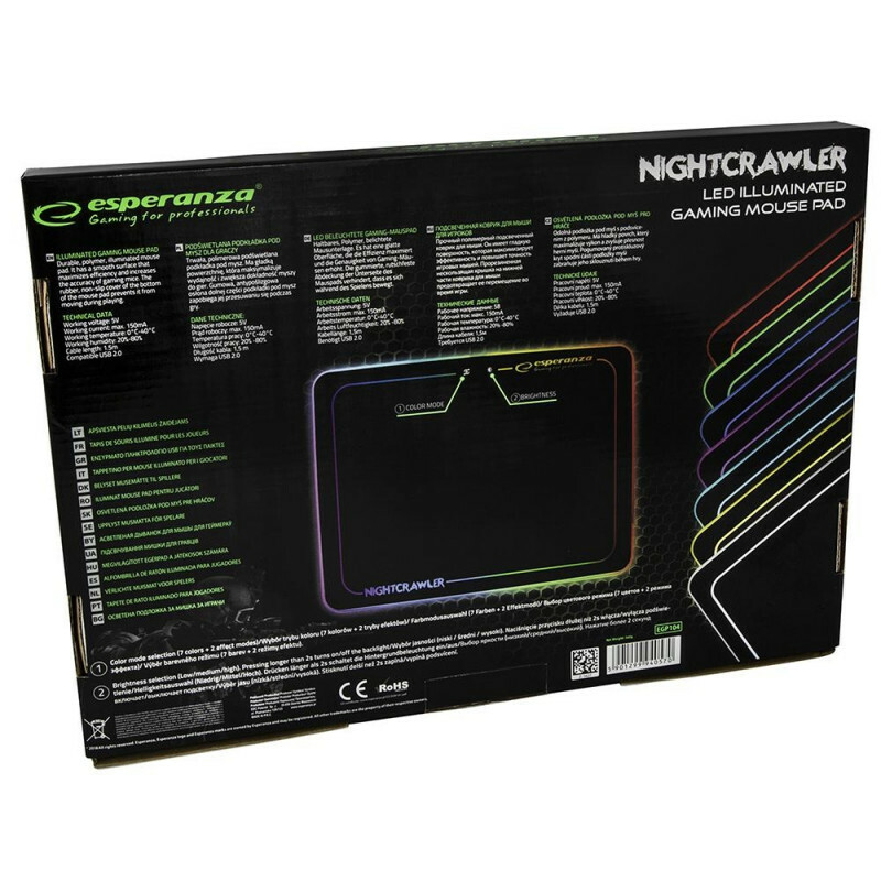 Esperanza EGP104 NIGHTCRAWLER LED RGB / Black