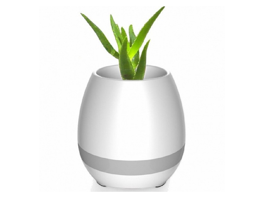 Helmet MUSIC FLOWERPOT / White