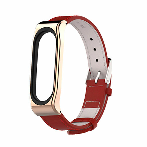 Xiaomi Strap Piele MiJobs Mi Band 4 / 3 / Red