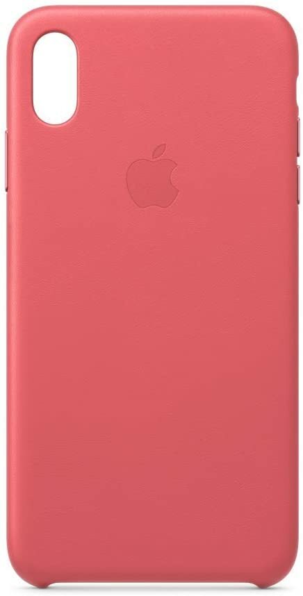 Apple Original iPhone XS Max Leather Case / Pink