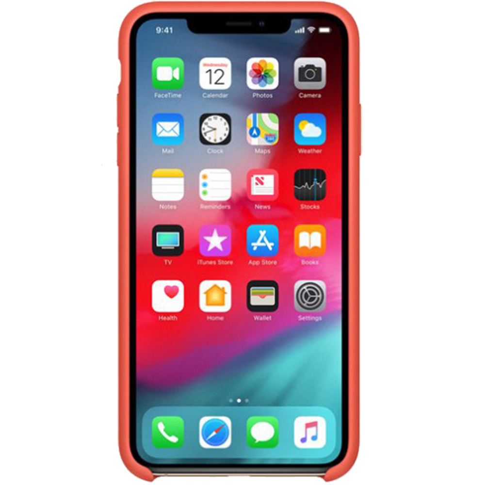 Apple Original iPhone XS Max Silicone Case / Orange