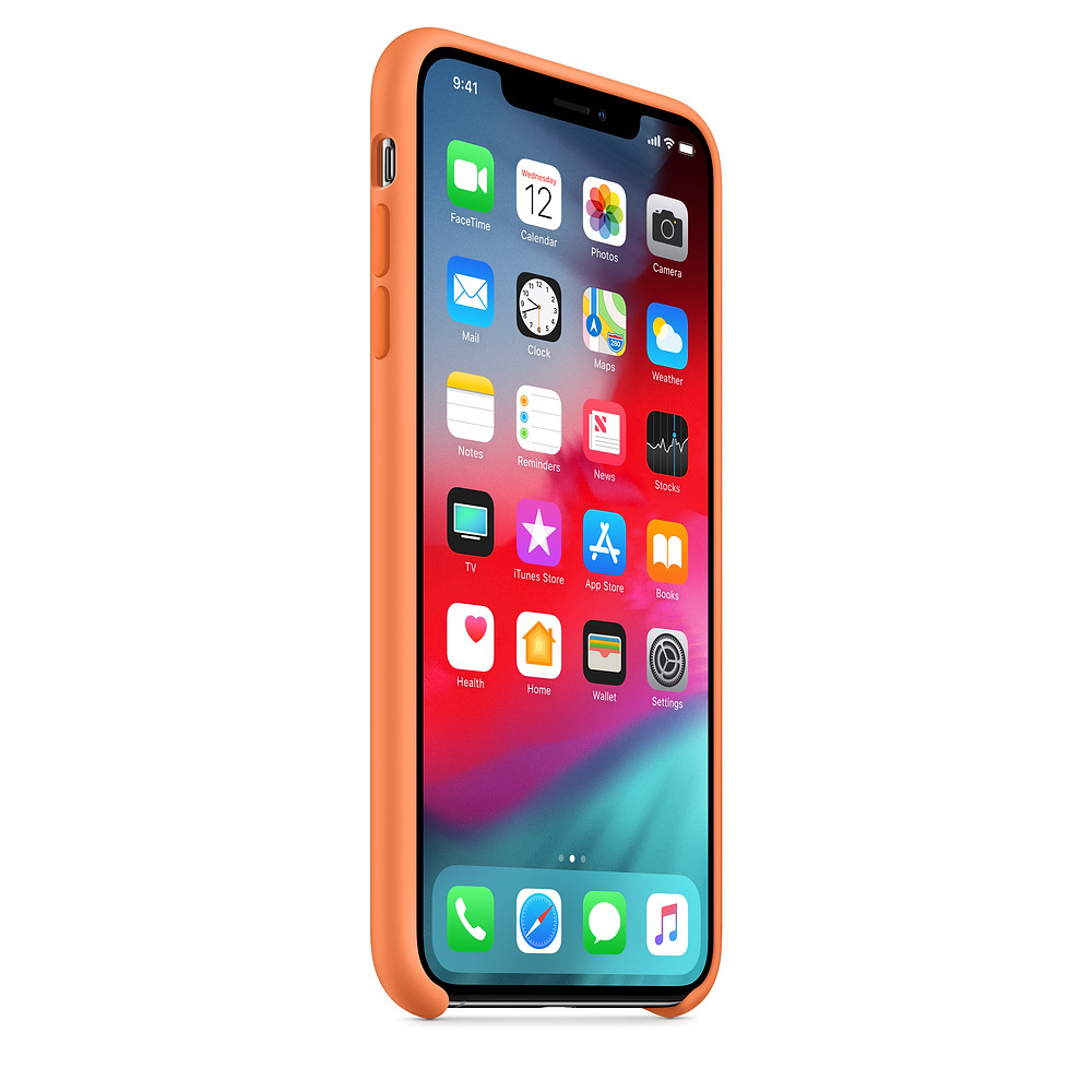 Apple Original iPhone XS Max Silicone Case / Orange