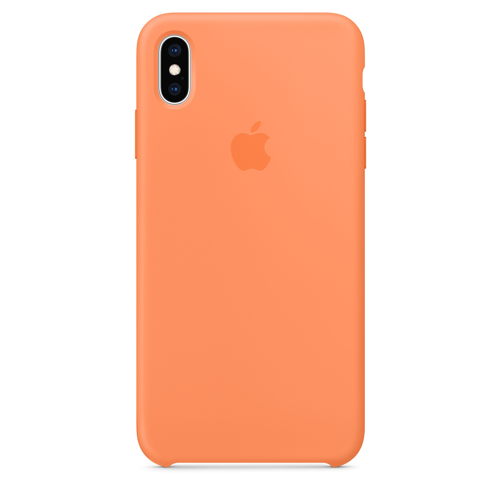 Apple Original iPhone XS Max Silicone Case / Orange