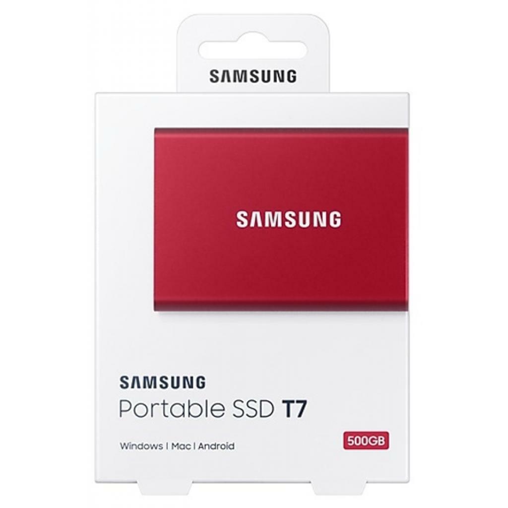 Samsung Portable SSD T7 500GB / MU-PC500T Red