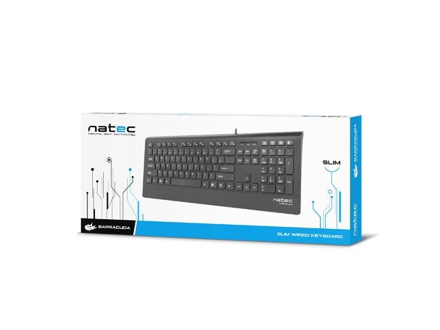 Natec Keyboard Barracuda Slim NKL-0876 / English