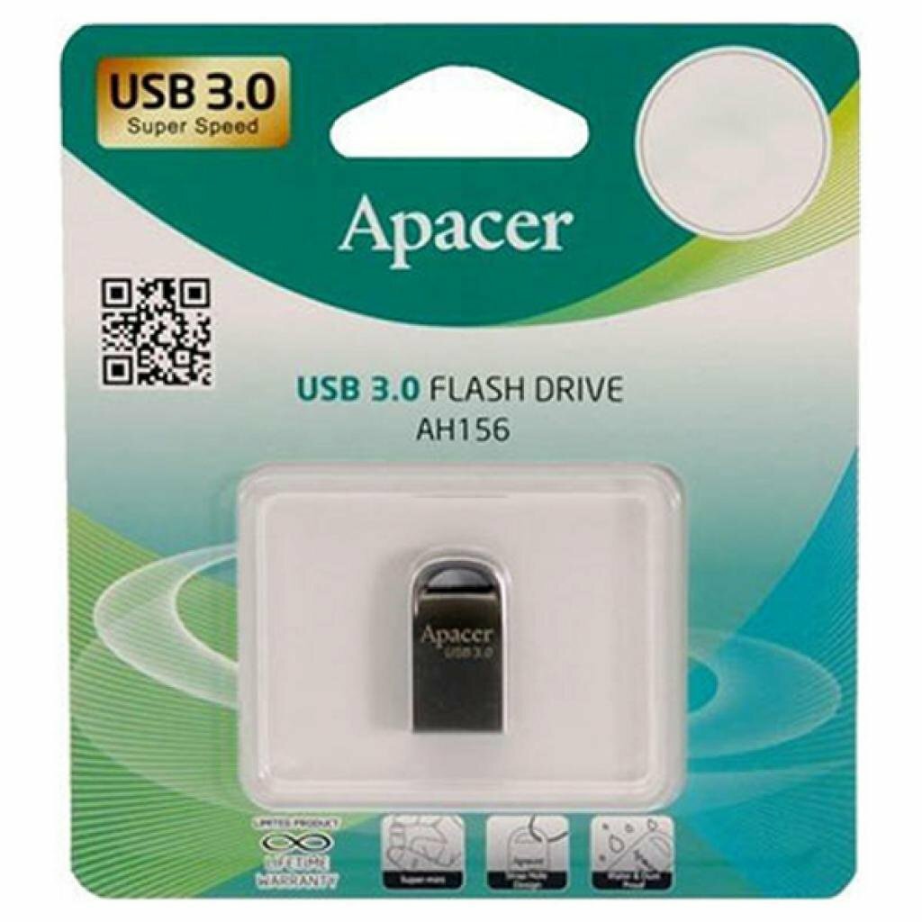 Apacer AH156 32GB USB3.1 Flash Drive AP32GAH156 / Grey