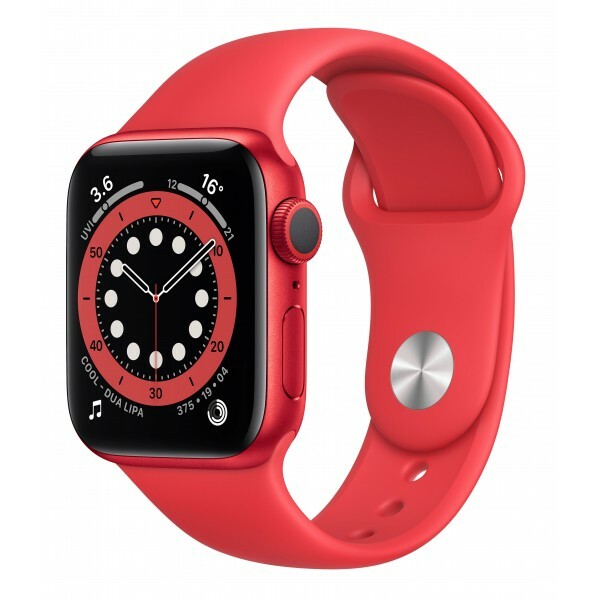 Apple Watch Series 6 GPS 44mm Red Aluminum Case with Red Sport Band / Red